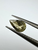 Turmalin fasetowany zielony oliwkowy gruszka 5 x 3 mm