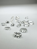 Topaz biały naturalny fasetowany owal 6x4 mm