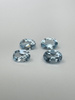 Topaz niebieski naturalny fasetowany owal 6x4 mm