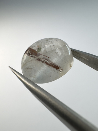 Kwarc z rutylem kaboszon owal 16,4x13,7 mm