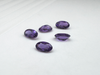 Ametyst owal fasetowany 5x3 mm