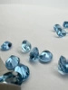 Niebieski topaz owal fasetowany 8x6 mm