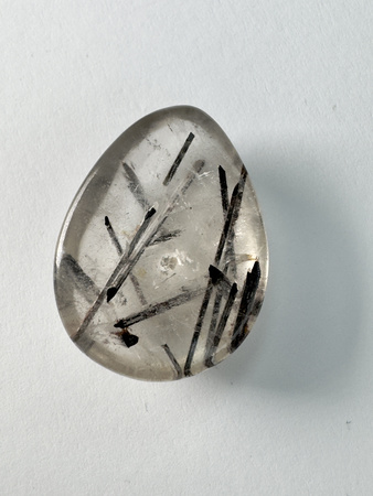 Kwarc z rutylem łezka 29,4x22,2 mm