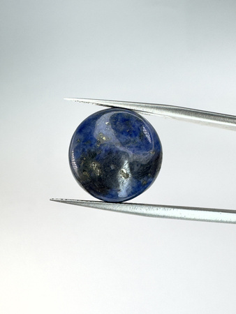 Lapis Lazuli kaboszon okrągły fi 15,2 mm
