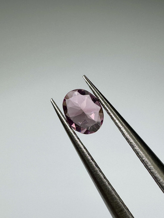 Turmalin fasetowany różowy owal 5 x 4 mm
