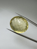 Lemon kwarc naturalny fasetowany owal 25 x 21 mm