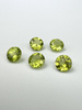 Perydot oliwin okrągły fasetowany  fi 5 mm