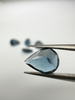 Topaz london blue gruszka fasetowany 8x6 mm
