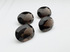 Kwarc dymny owal fasetowany 8x6 mm