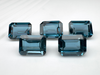 Topaz london blue oktagon fasetowany 8x6 mm