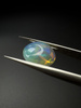 Opal ciemny naturalny kaboszon owal 13,15 x 11,48 mm