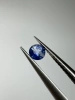 Szafir niebieski naturalny fasetowany okrągły fi 3,5 mm