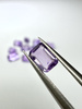 Ametyst naturalny fasetowany oktagon 6x4 mm