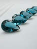 Topaz london blue gruszka fasetowany 7x5 mm