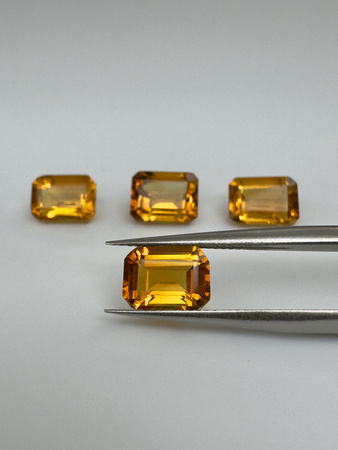 Cytryn oktagon fasetowany 8x6 mm