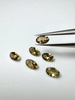 Turmalin fasetowany miedziany owal 5 x 3 mm