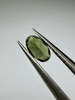 Turmalin fasetowany ciemny zielony owal 5 x 3 mm