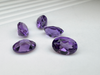 Ametyst owal fasetowany 7x5 mm