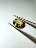 Turmalin fasetowany oliwkowy owal 6x4 mm