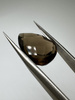 Kwarc dymny naturalny fasetowany gruszka 17 x 14 mm