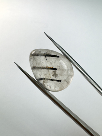Kwarc z rutylem łezka 23,2x17,3 mm