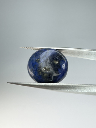 Lapis Lazuli kaboszon okrągły fi 15,2 mm