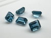 Topaz london blue oktagon fasetowany 4x3 mm