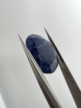Szafir niebieski naturalny fasetowany owal 16,4x12,7 mm