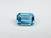 Topaz niebieski oktagon fasetowany 6x4 mm
