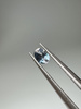 Turmalin fasetowany niebieski owal 4x3 mm
