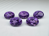 Ametyst owal fasetowany 8x6 mm