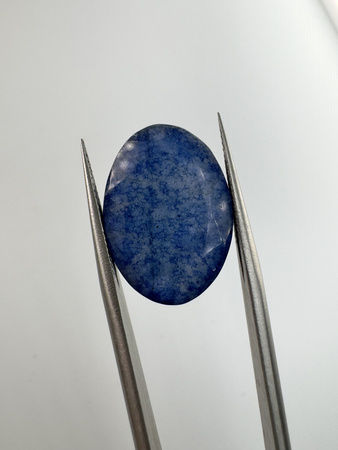 Szafir niebieski naturalny fasetowany owal 19x14 mm