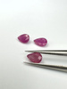 Rubin różowy naturalny gruszka fasetowany 6x4 mm