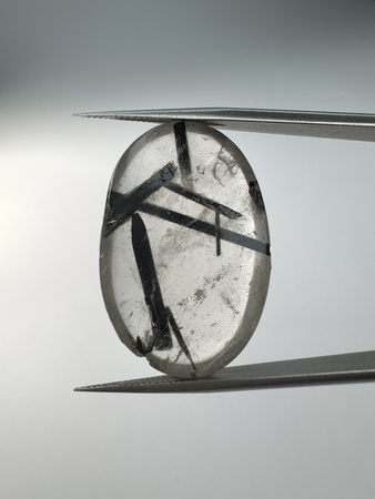 Kwarc z rutylem owal kaboszon 17,6x14,3 mm