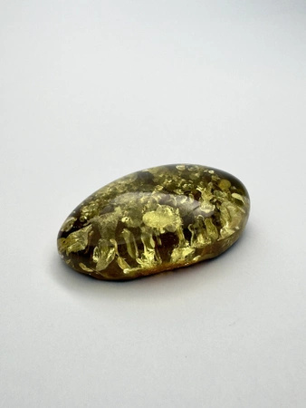 Bursztyn bałtycki naturalny owal kaboszon 43x27 mm