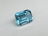 Topaz niebieski oktagon fasetowany 7x5 mm