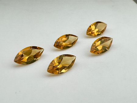 Cytryn markiza fasetowany 6x3 mm