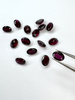 Granat rodolit  naturalny fasetowany owal 7x5 mm