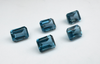 Topaz london blue oktagon fasetowany 4x3 mm