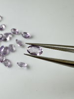 Ametyst naturalny fasetowany owal 5x3 mm