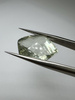 Zielony ametyst prasiolit fasetowany nieregularny 19 x 14 mm