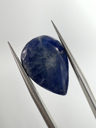 Szafir niebieski naturalny fasetowany łezka 17,4x12,3 mm