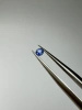 Szafir niebieski naturalny fasetowany okrągły fi 3,5 mm