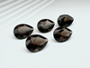 Kwarc dymny gruszka fasetowany 8x6 mm