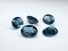 Topaz london blue owal fasetowany 8x6 mm