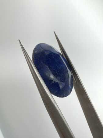 Szafir niebieski naturalny fasetowany owal 12,3x17,4 mm