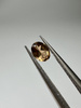 Turmalin fasetowany miedziany owal 4x3 mm