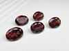 Granat rodolit owal fasetowany 8x6 mm