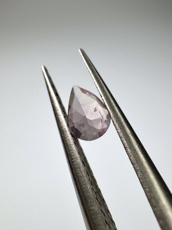 Turmalin fasetowany różowy gruszka 4x3 mm