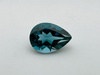 Topaz london blue gruszka fasetowany 7x5 mm